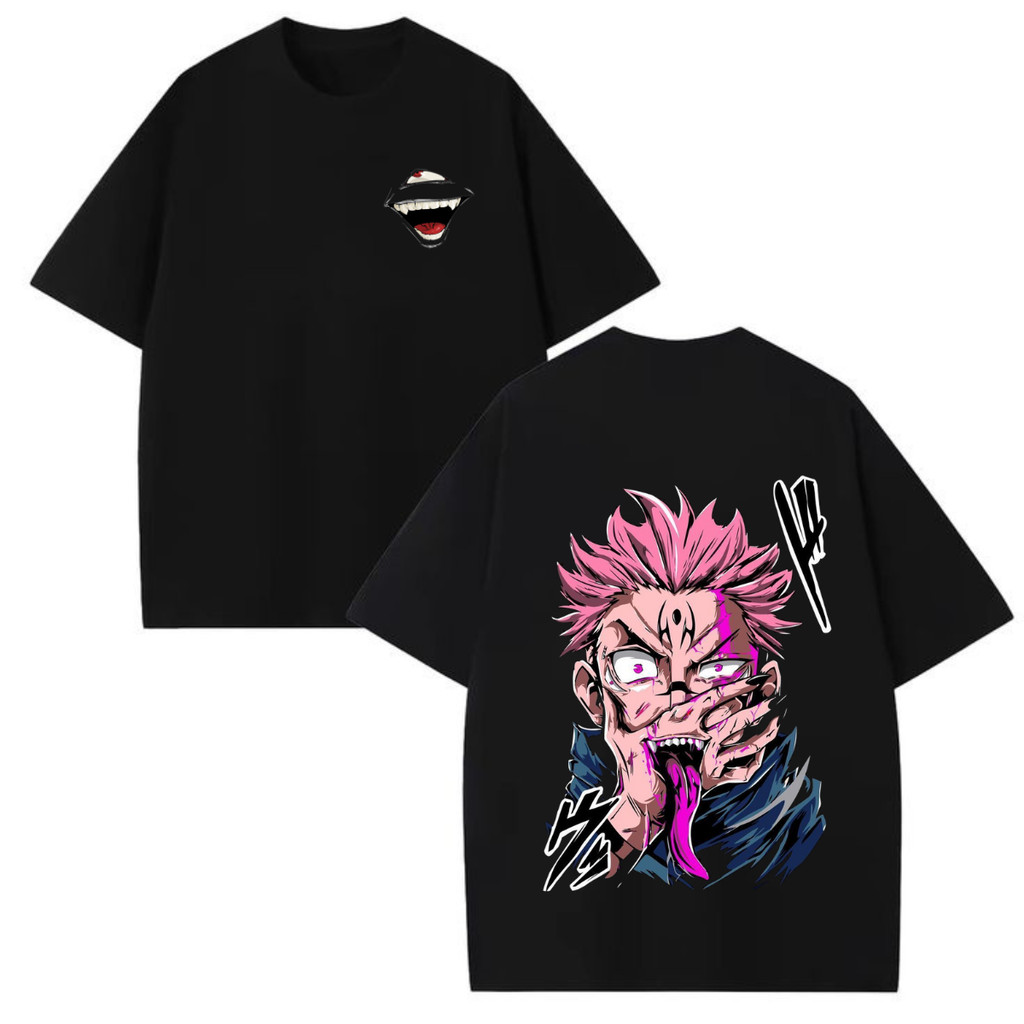 Camiseta Camisa Anime Sukuna Jujutsu Kaisen Geek Streetwear