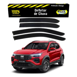 Jogo Defletor Calha Chuva Fiat Pulse 1.3 Flex 2021 A 2024