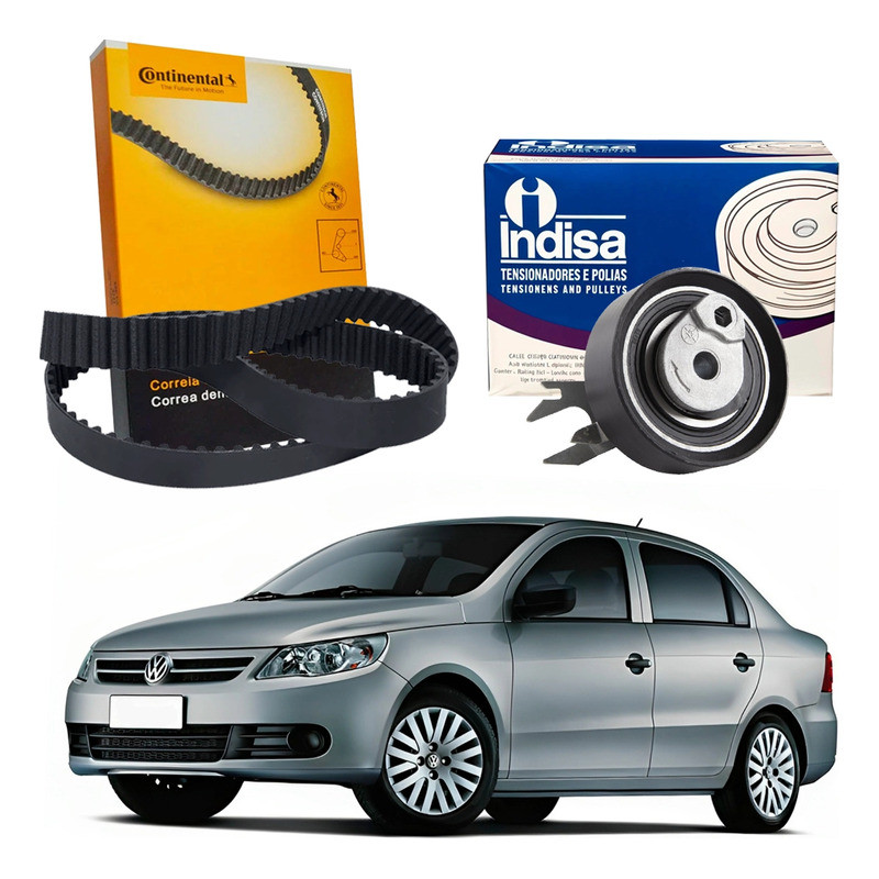 Kit Correia Dentada Tensor Voyage G5 1.0 1.6 8v 2009 A 2013 em Oferta na Shopee