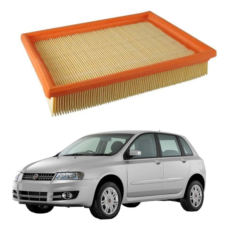 Filtro De Ar Original Wega Fiat Stilo 1.8 8v 2002 A 2011 em Oferta na Shopee