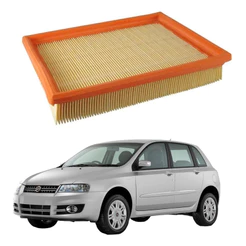 Filtro De Ar Original Wega Fiat Stilo 1.8 16v 2002 A 2007