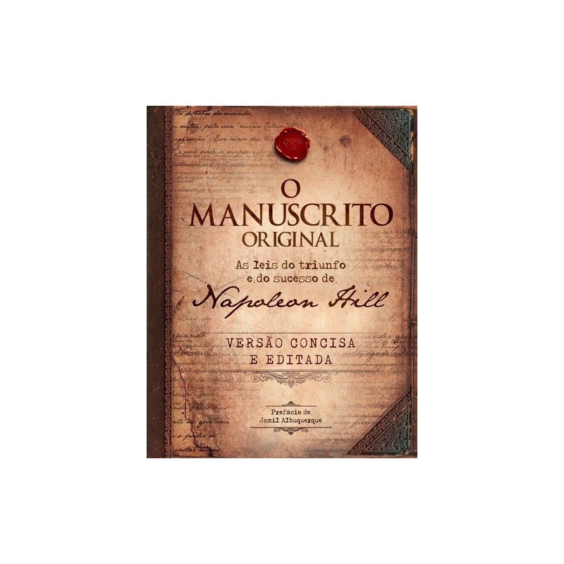 Livro - O manuscrito original - livro de bolso - por Napoleon Hill - Editora Citadel ISBN 9788568014929
