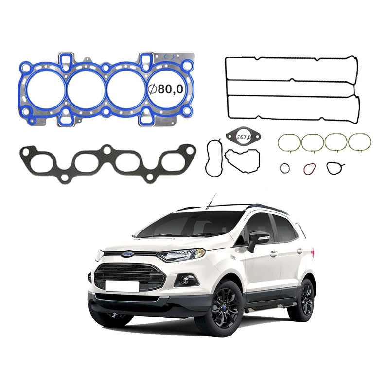 Jogo Junta Cabeçote, Ecosport 1.6 Sigma 2013 A 2017