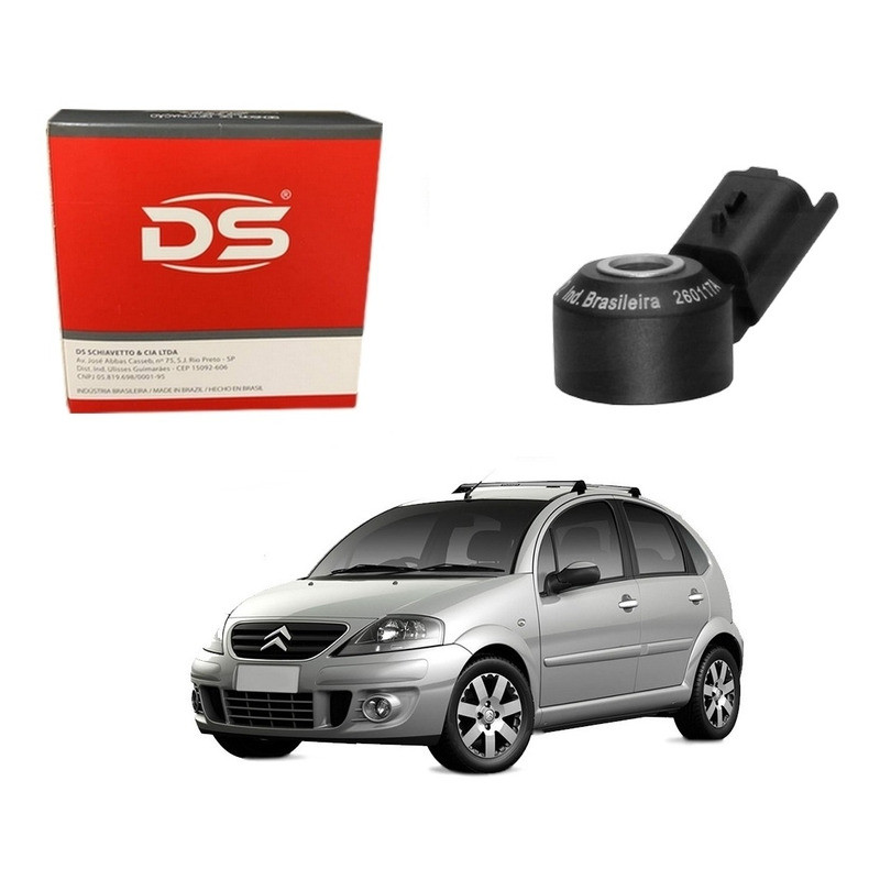 Sensor Detonação Ds C3 1.4 Gasolina 1.6 2003 A 2012