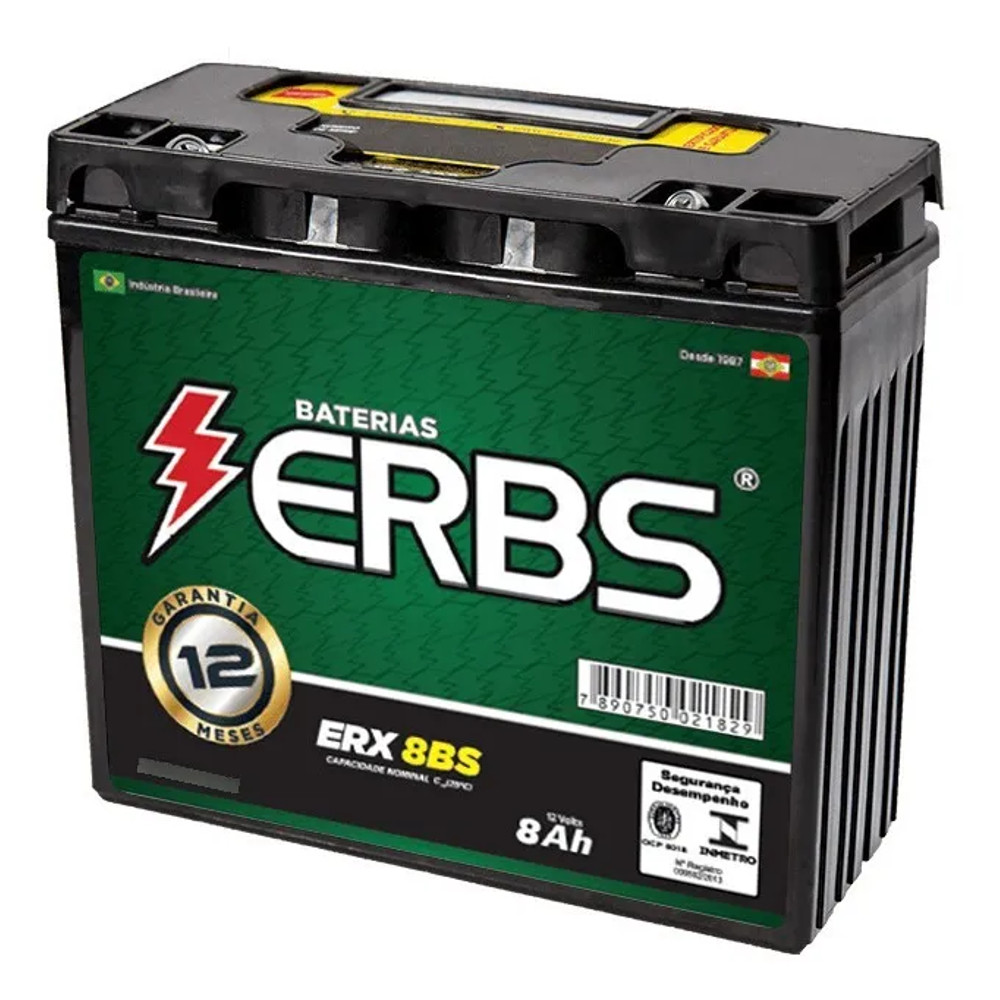 BATERIA ERBS ETX 8BS (YB7B)  SELADA - DK 150 / CBX 200 / NX150 / 200 em Oferta na Shopee