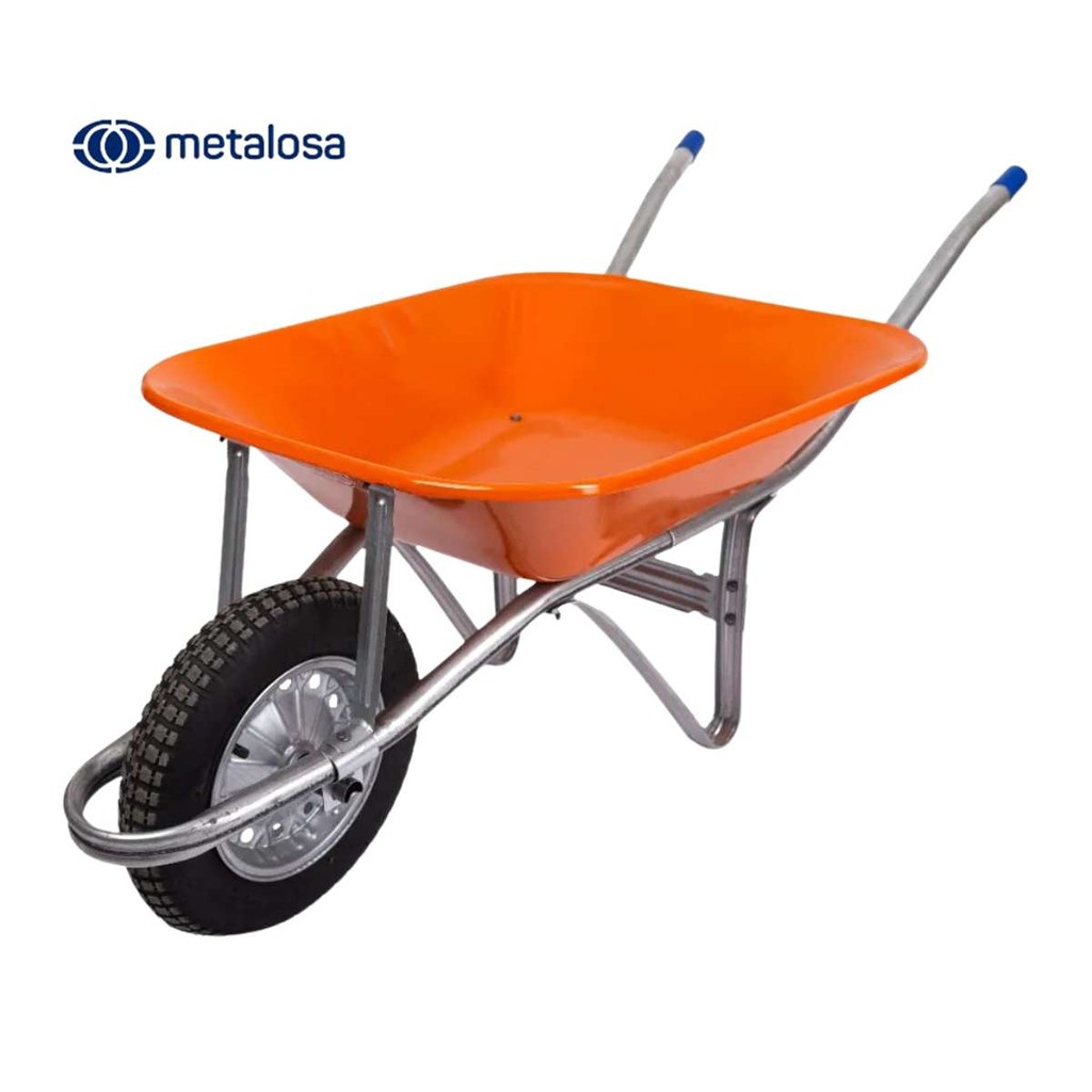 Carrinho De Mão Super Laranja 60 Litros Metalosa