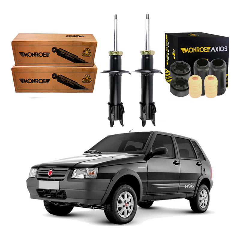 Kit Amortecedor Dianteiro Monroe Uno Way 1.0 2008 A 2013