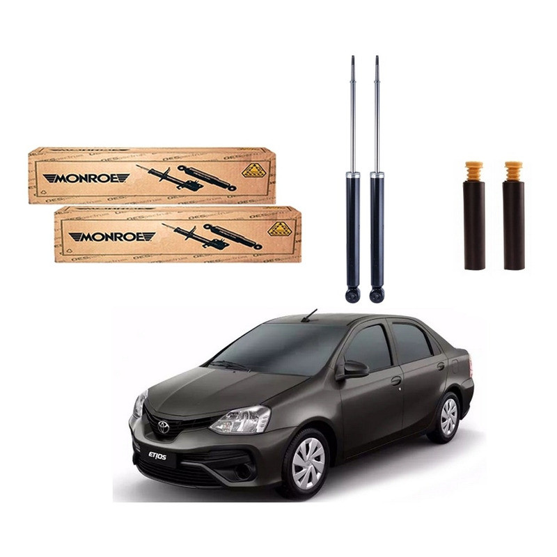 Kit Amortecedor Traseiro Etios Sedan 1.5 2017 A 2019 em Oferta na Shopee