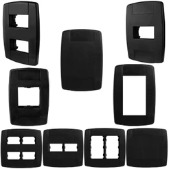 Placas 4x2 e 4x4 Preta Lev - Ilumi