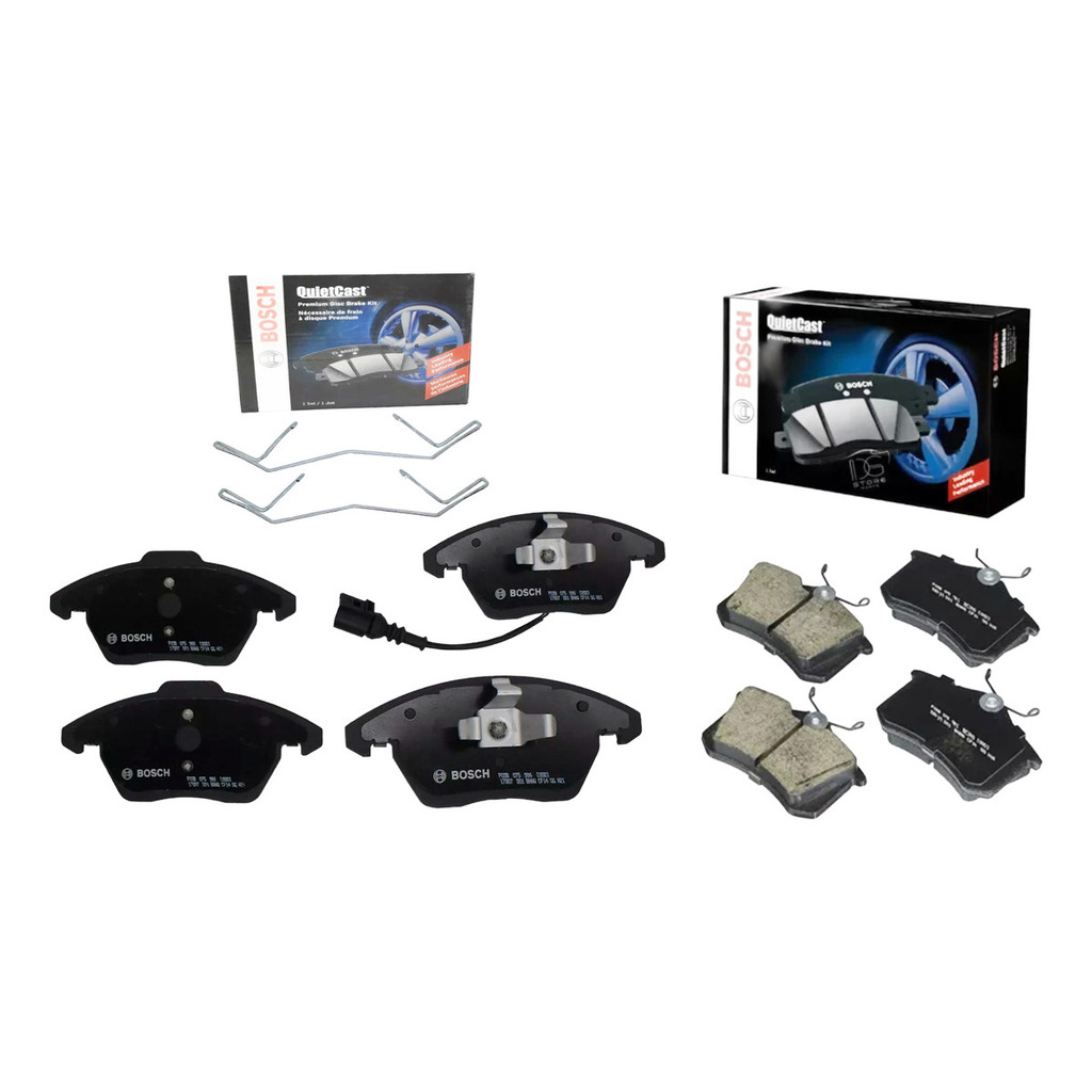 Kit Pastilha Freio Dianteira + Traseira Jetta 13/18 2.0 Tsi