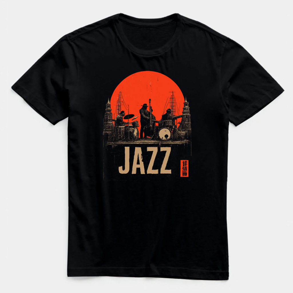 Camiseta Jazz Night Club Music Banda Musica 100 % Algodão