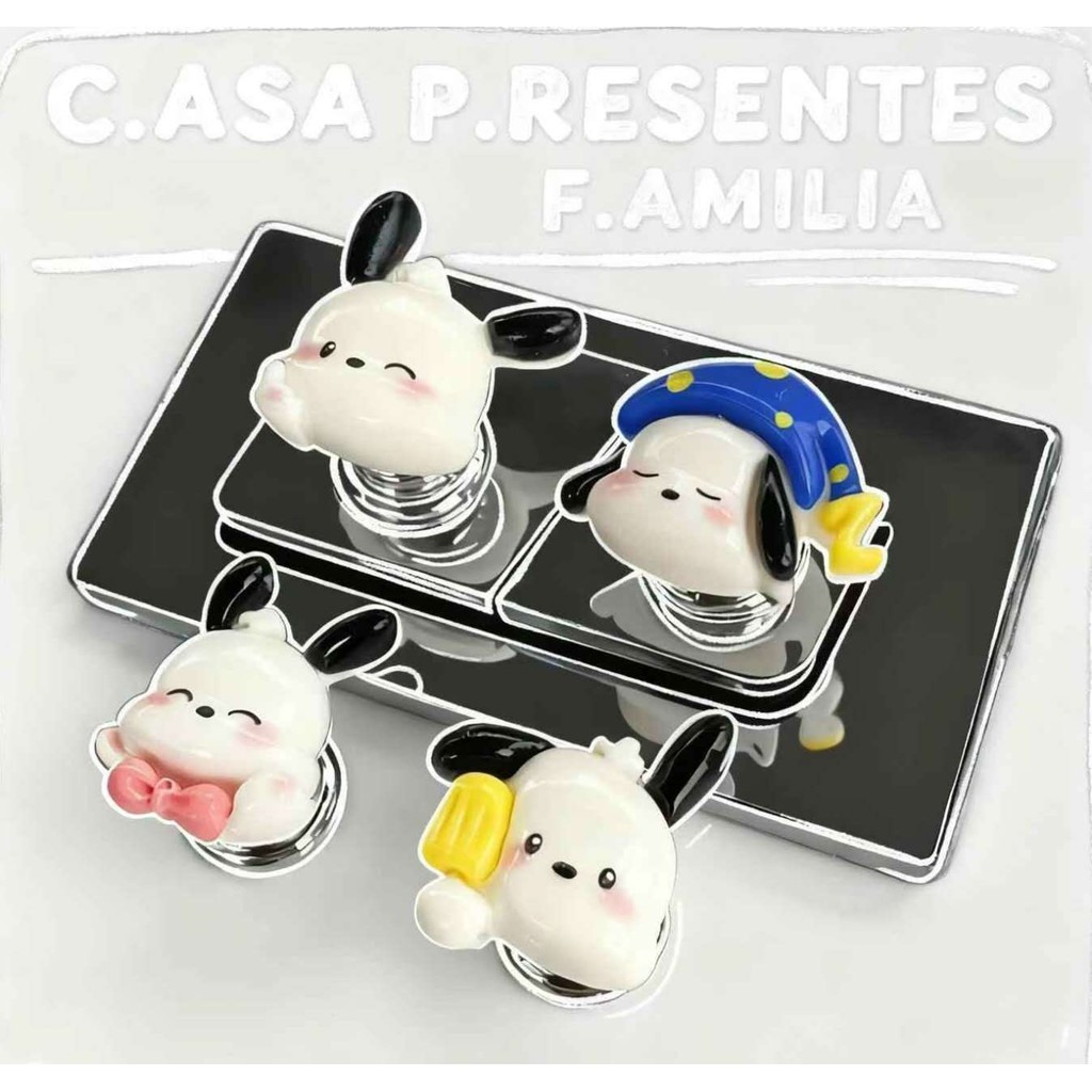 Kit 2 Peças de Botão de Descarga para Vaso Sanitário - Design Fofo com Ferramenta de Pressão Inclusa