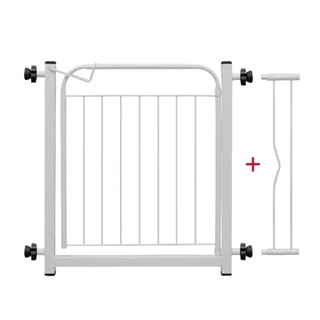 Grade Portão Proteção Pet Cachorro 69 A 84 Cm Criança Cães Prolongador 10 cm Branco Preto - 001 em Oferta na Shopee