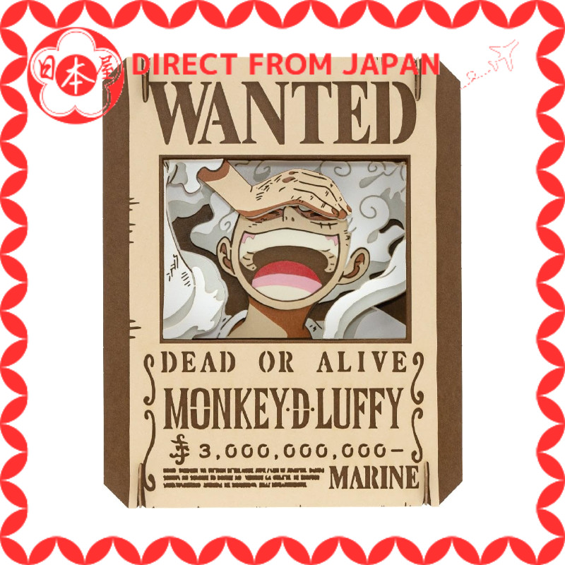[Direto do Japão] Ensky One Piece PT-367 Monkey D. Luffy Aproximadamente A100×L80×P42mm Papel