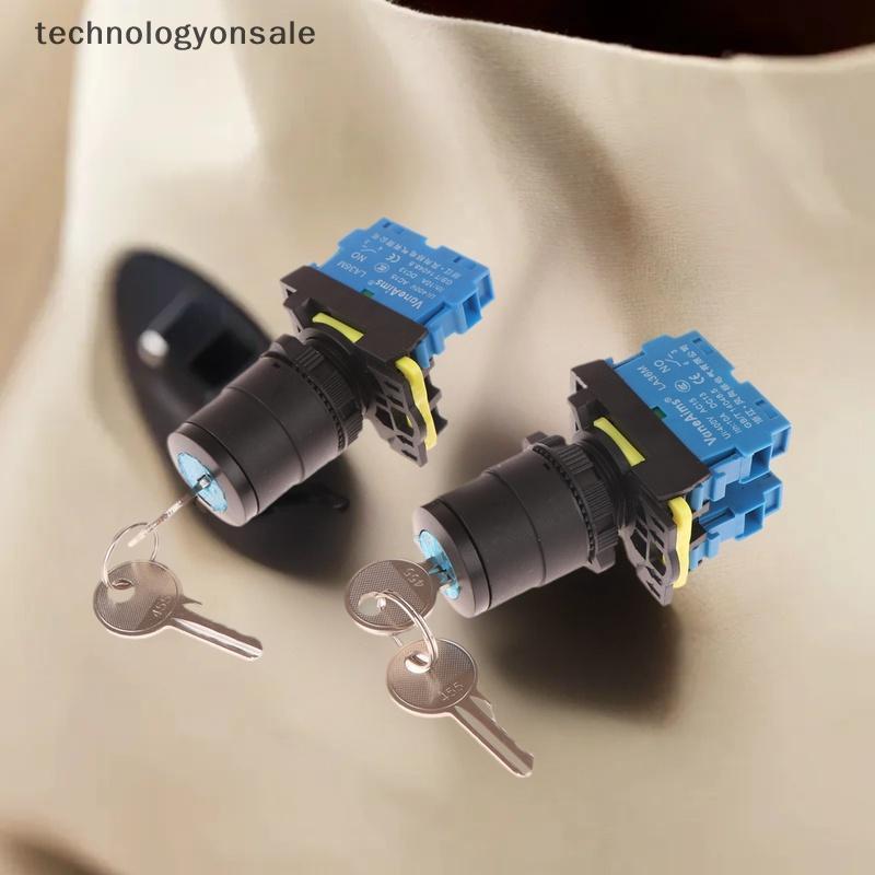 [Tecnologia] 1 Conjunto 12v 220v 10A 2/3 Posição 1/2NO 2NC Botão Liga/Desliga Seletor De Interruptor Rotativo Com Chaves