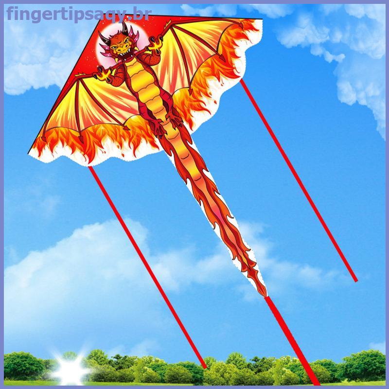 FINGE Grande Dragão Pipa Para Crianças E Adultos Fácil De Voar Enorme Kitee Cauda Kite Brinquedo Ao Ar Livre ,