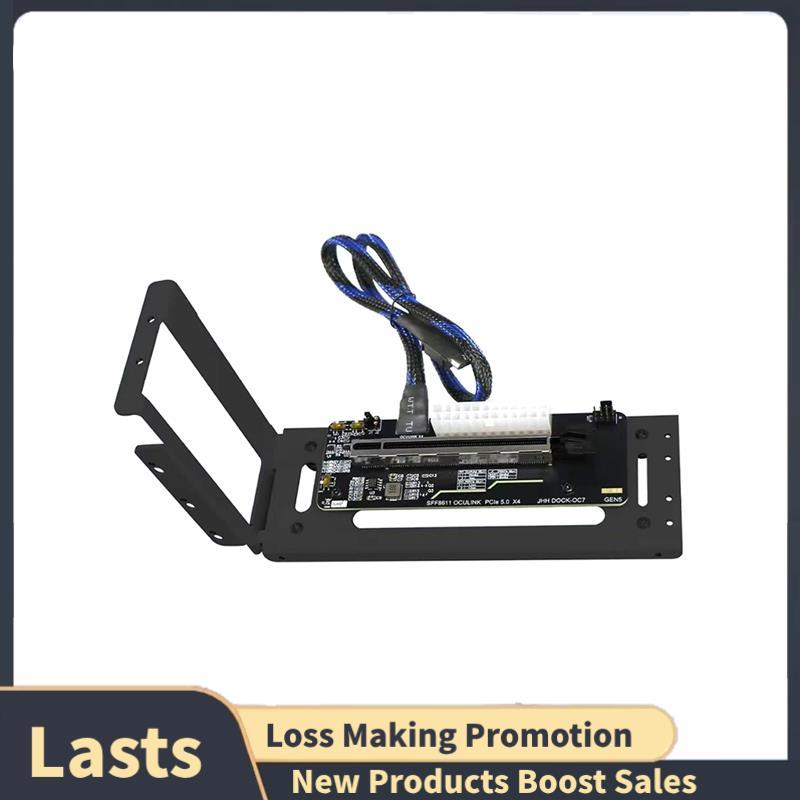 Oculink GPU Dock PCIE 5.0x4 GDP Laptop Para Placa Gráfica De Vídeo Externa M . 2 SFF8611 X16 Preto