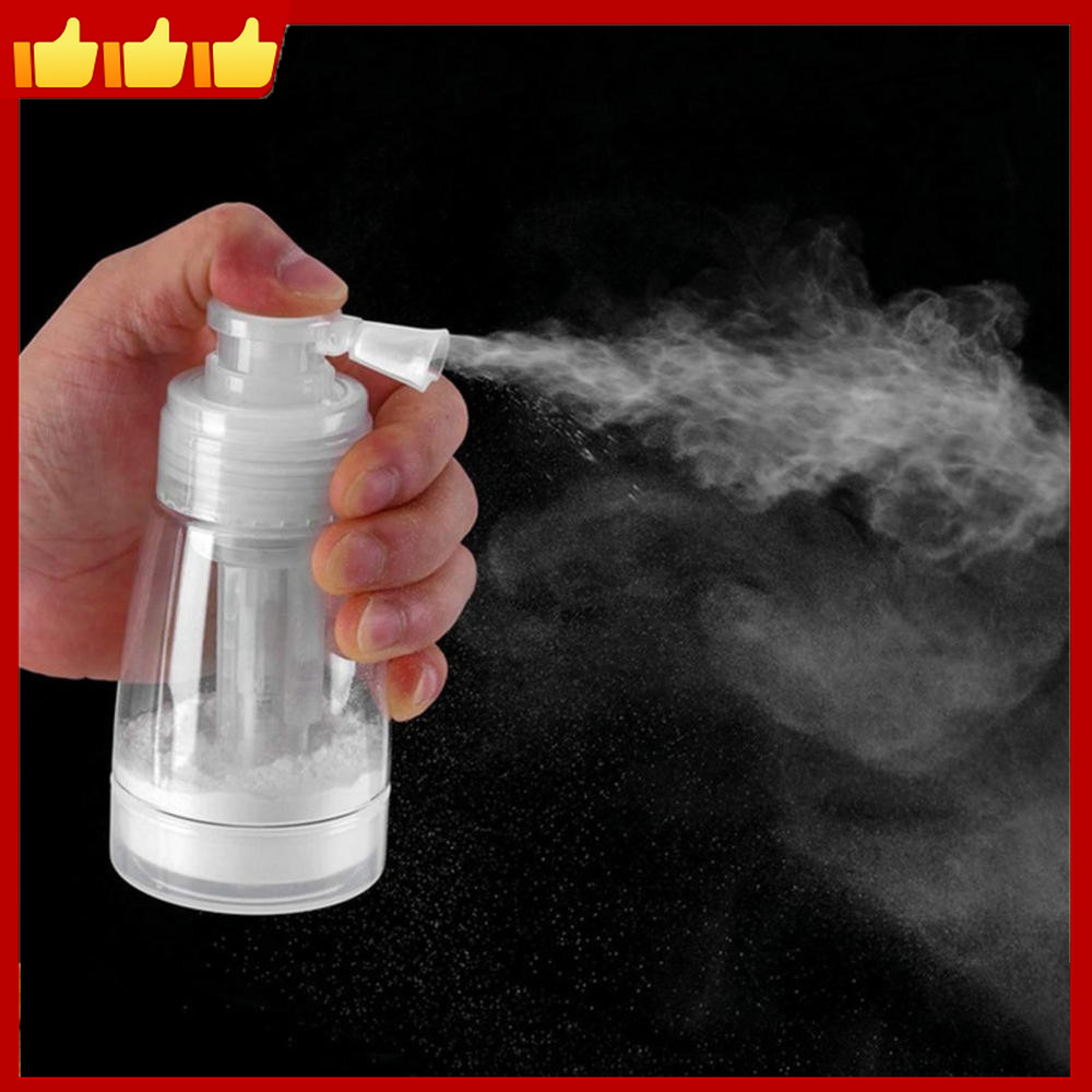Garrafa Plástica Do Pulverizador Pó Talco Bebê 180ML Recipiente Para O Decorativo Pode Assar Bolo