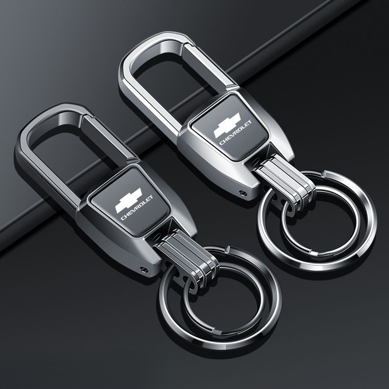 Chaveiro De Carro De Metal Usado Para Chevrolet Onix hatch , plus , S10 , Montana , Tracker , Spark , EUV , Spin , Equin
