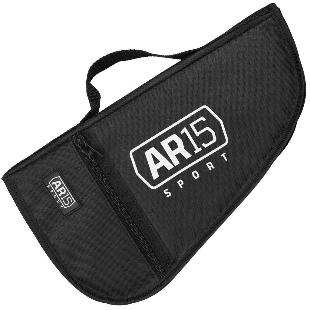 Capa Pistola Acolchoada Preta Revolver Ar15 Sport 33cm