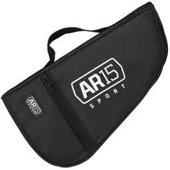 Capa Pistola Acolchoada Preta Revolver Ar15 Sport 33cm