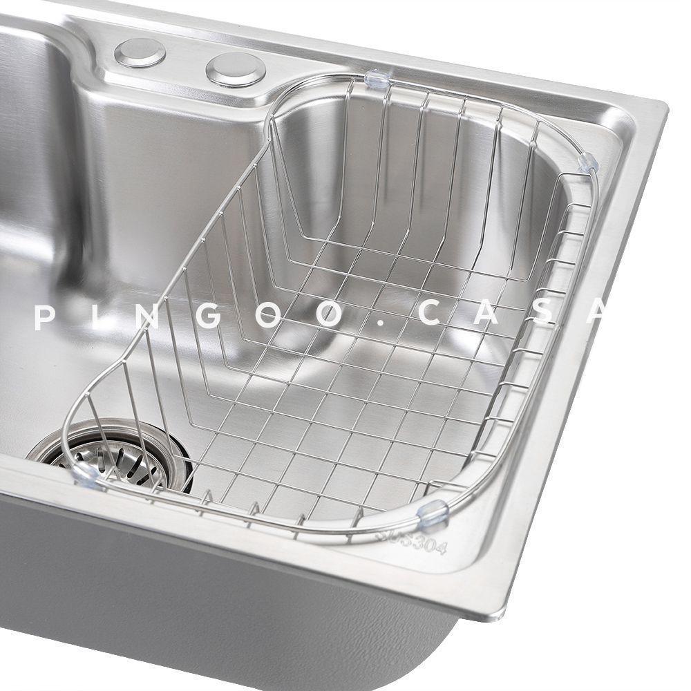 Kit Cuba para Cozinha Pia com Acessórios Inox Carajás e Tábua de Corte Pingoo · foto 2