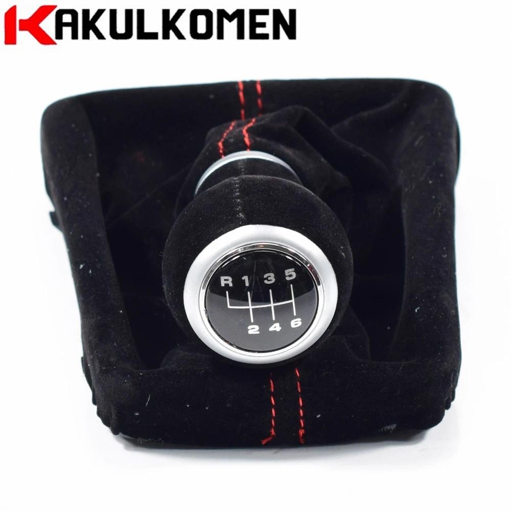 Excelente Manual Exclusivo Camurça Couro Botão De Mudança De Engrenagem boot Capa Gaiter Caneta Para Audi A3 S3 8V S-lin