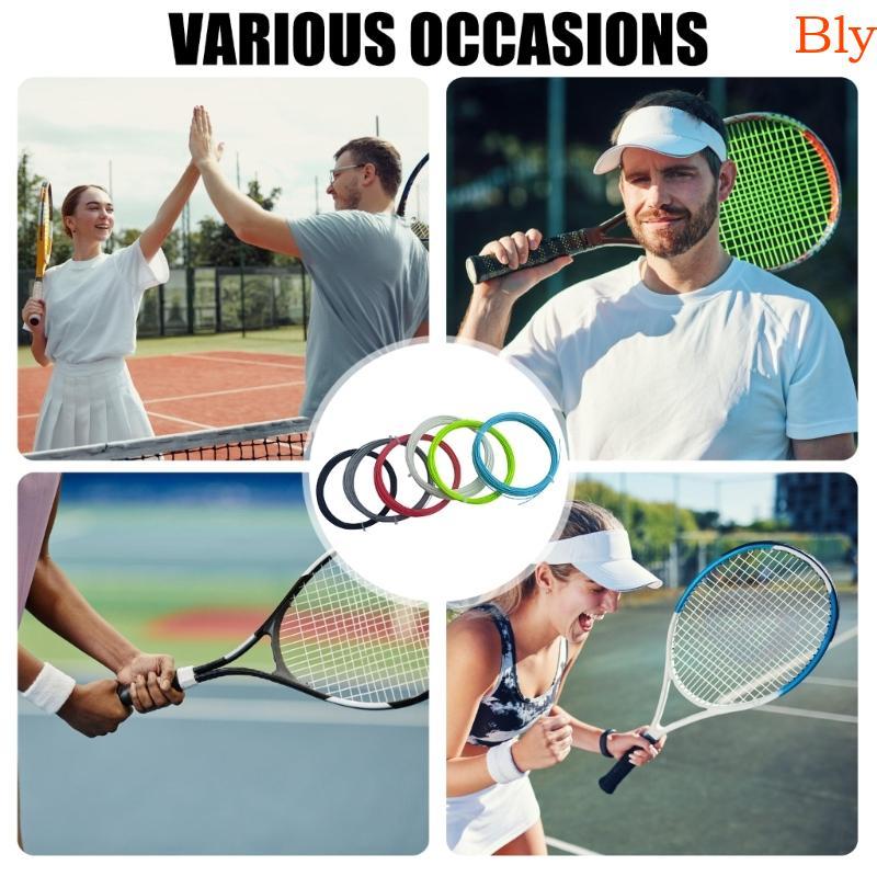 Bly Elástico Raquete De Tênis Corda 1 25mm Poliéster Badminton Bat String Prática Primário Fio Duro