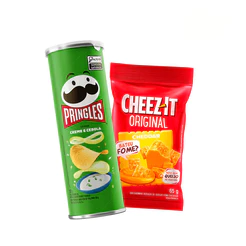 Combo Pringles Creme E Cebola 109G E Cheez It Cheddar 65G