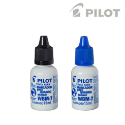 Kit 2 Reabastecedor Para Marcador De Quadro Branco WBM-7 - PILOT Cor:Preto e Azul