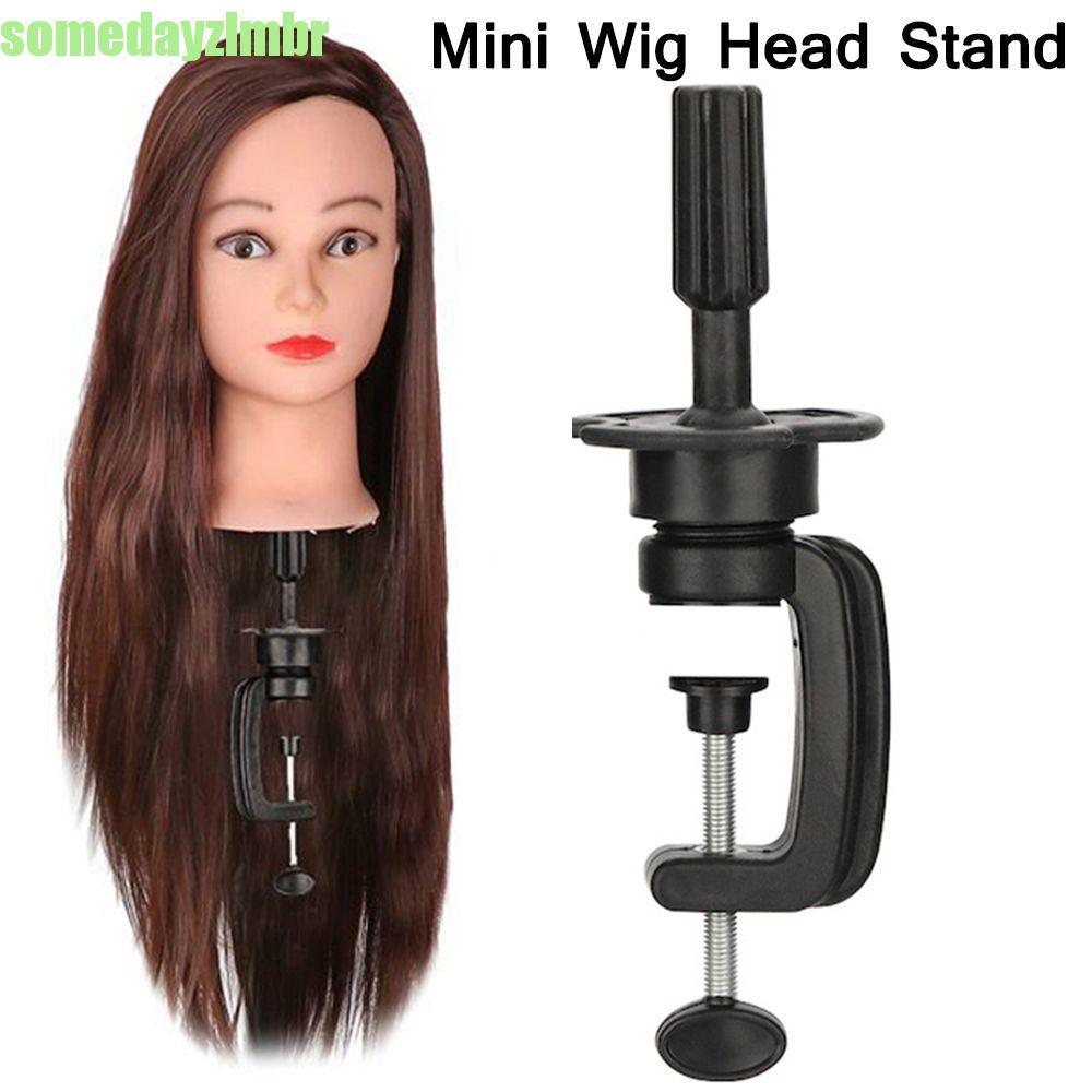 SOMEDAYZL0M Peruca Stands Plástico Metal Cabeleireiro Penteados Manequim Braçadeira De Cabelo Treinamento Cabeça Titular