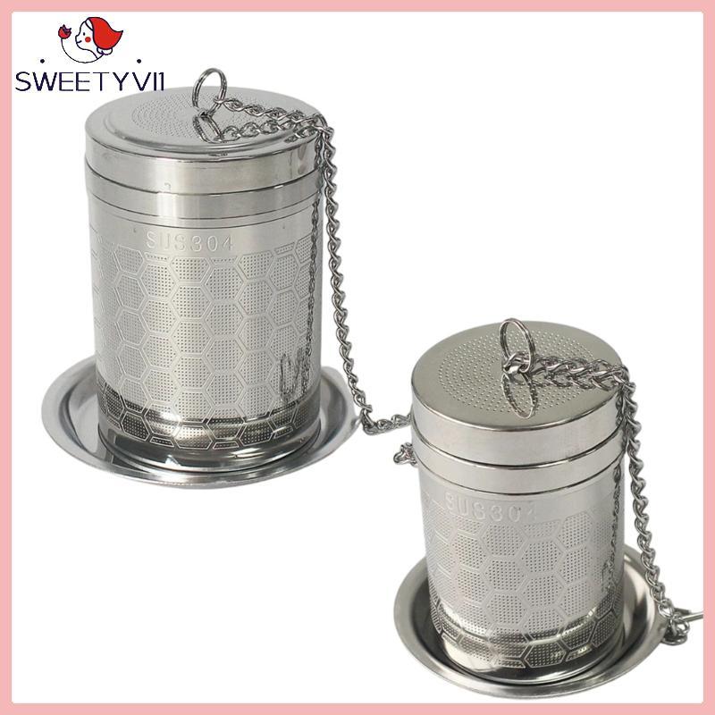SWEET ~ Filtro Multiuso De Aço Inoxidável 304 Para Cafeteira Com Infusor De Bandeja De Gotejamento Solto