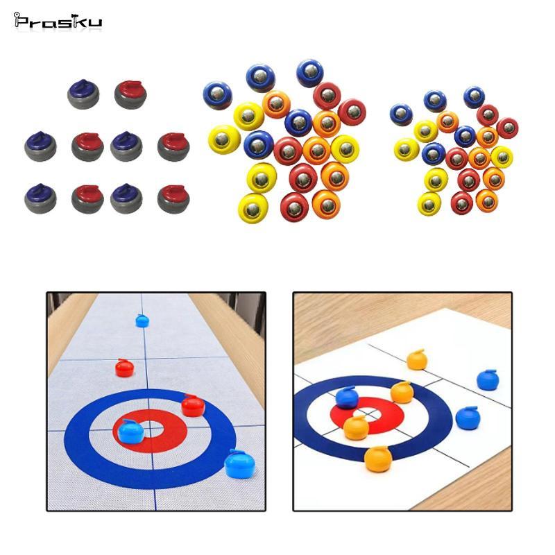 [stdzsw] Mini Shuffleboard Pucks Jogo De Tabuleiro Bolas Rolantes Para Crianças Adultos Casa Família 20 Unidades 2x1.56 