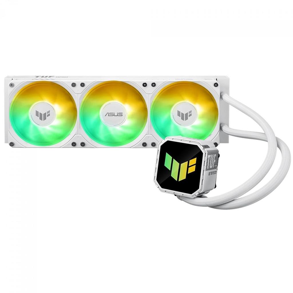 Water Cooler Asus TUF Gaming LC III White, 360mm, ARGB, Intel-AMD, Branco, 90RC0192-B0UAY0