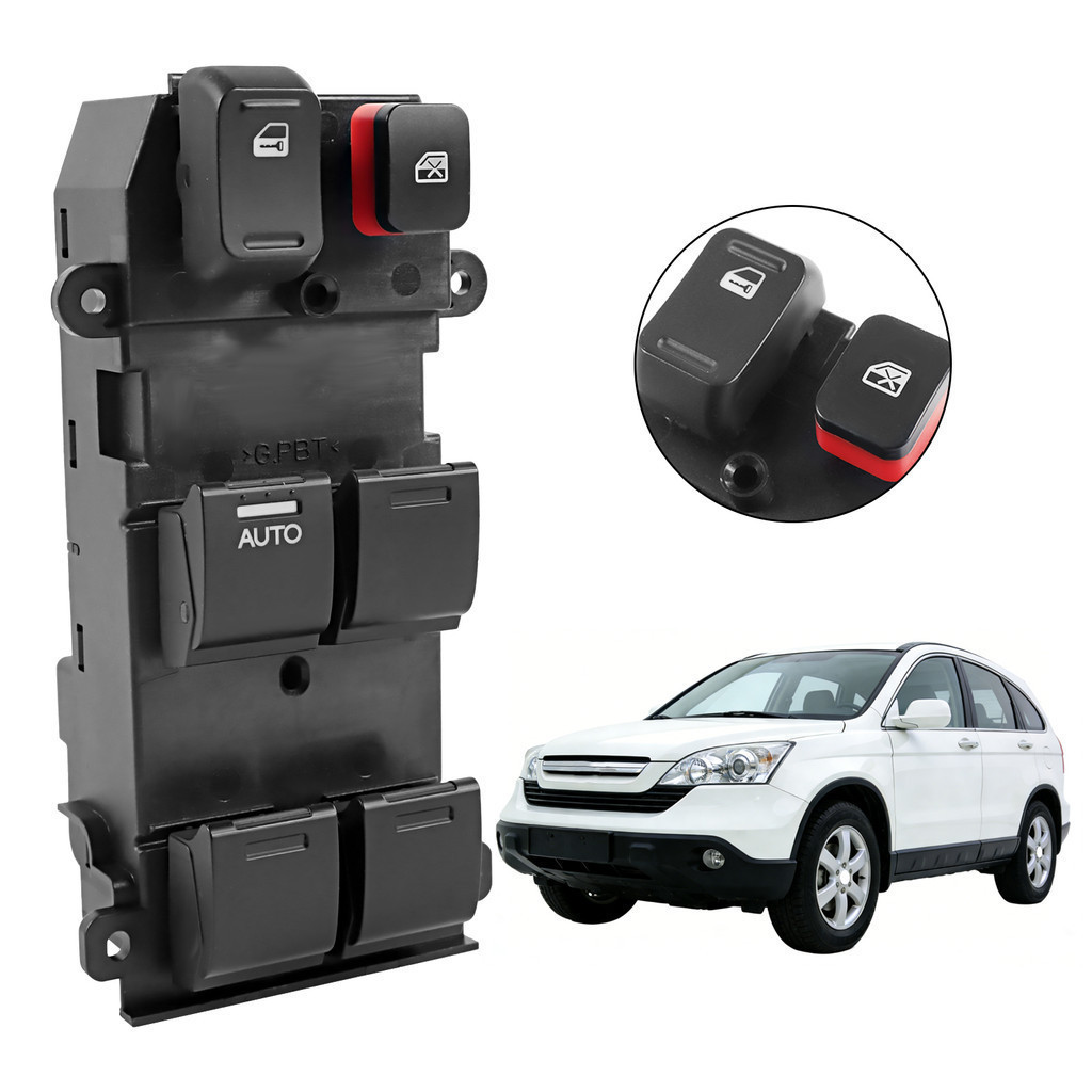 Botão Interruptor Vidro Elétrico Honda New Fit City 2009/2014 Crv 2007/2012