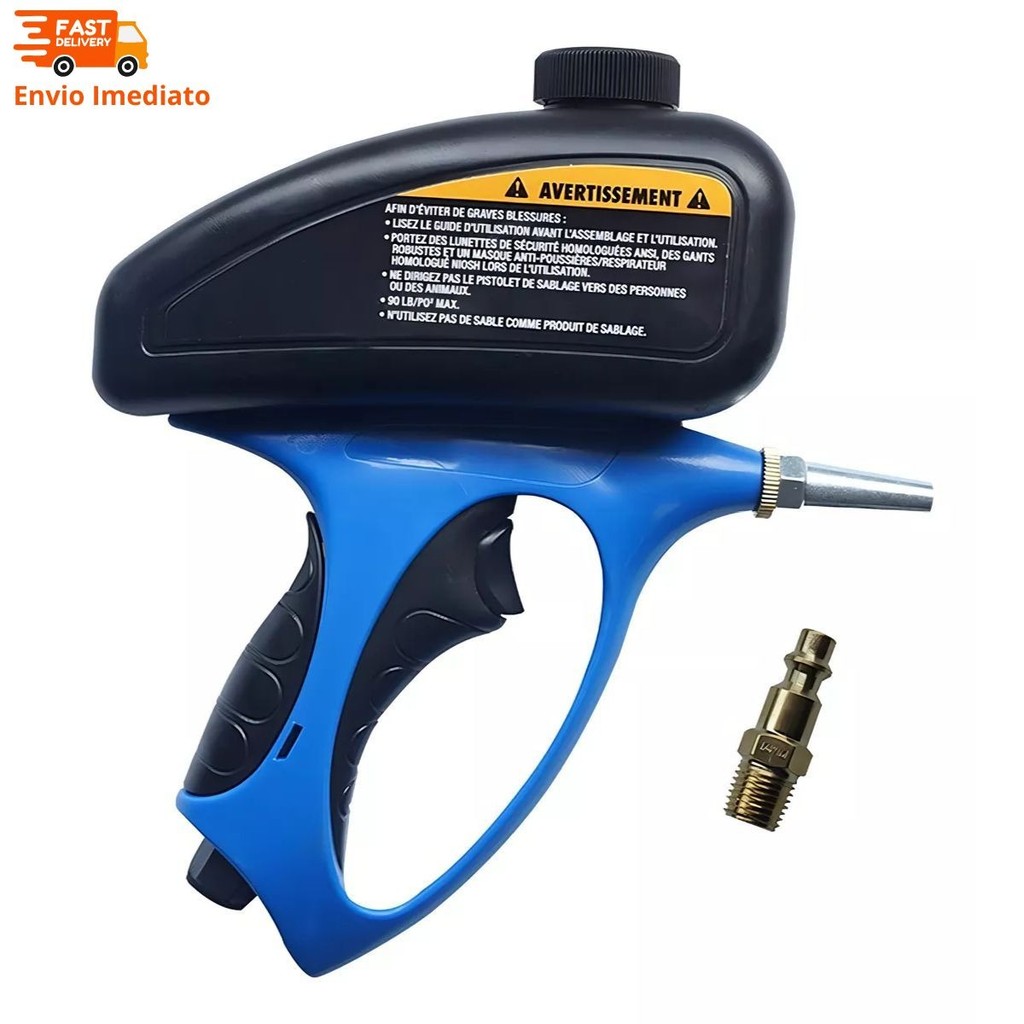 Máquina De Jatear Areia Portátil Compacta E Potente 90 PSI
