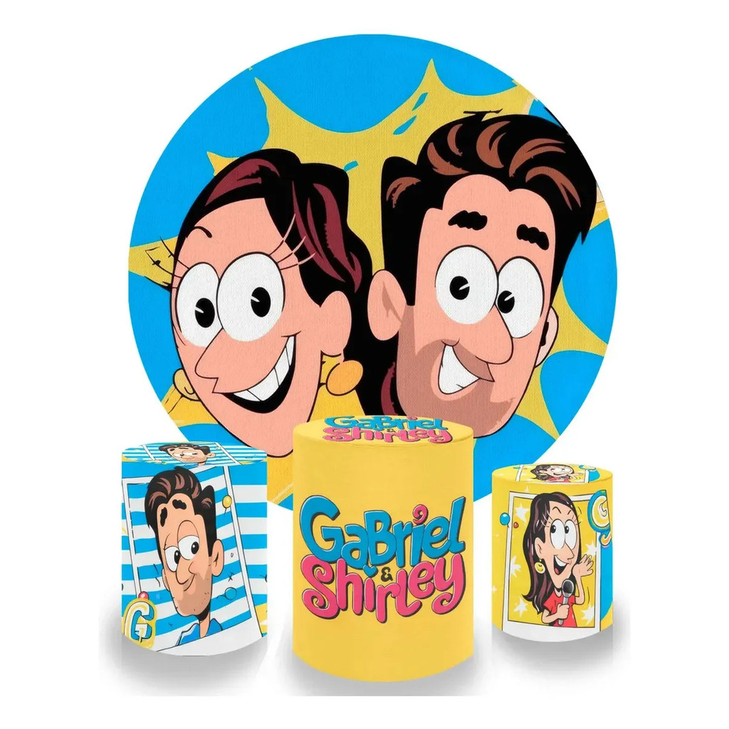 Capas Painel Redondo Trio Capa De Cilindro Gabriel E Shirley