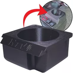PORTA COPOS COM CINZEIRO VW GOL PARATI VOYAGE SAVEIRO G1 QUADRADO CONSOLE BAIXO