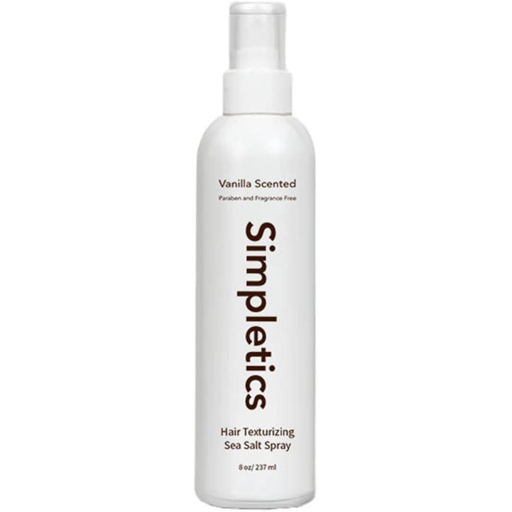       Spray de Sal Marinho Simpletics, Spray Modelador de Sal Marinho com Baunilha Simpletics, Spray para Cuidado Capila