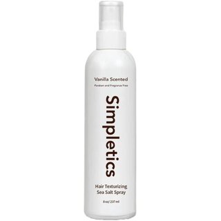       Spray de Sal Marinho Simpletics, Spray Modelador de Sal Marinho com Baunilha Simpletics, Spray para Cuidado Capila