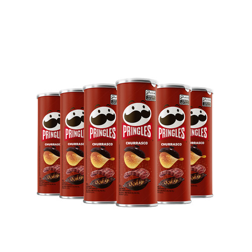 Combo Batata Pringles Churrasco 6 Pringles