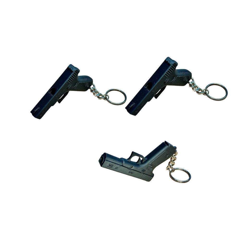 Detalhes do Mini Chaveiro Glock 3D – Acessório para Bolsas e Chaves
