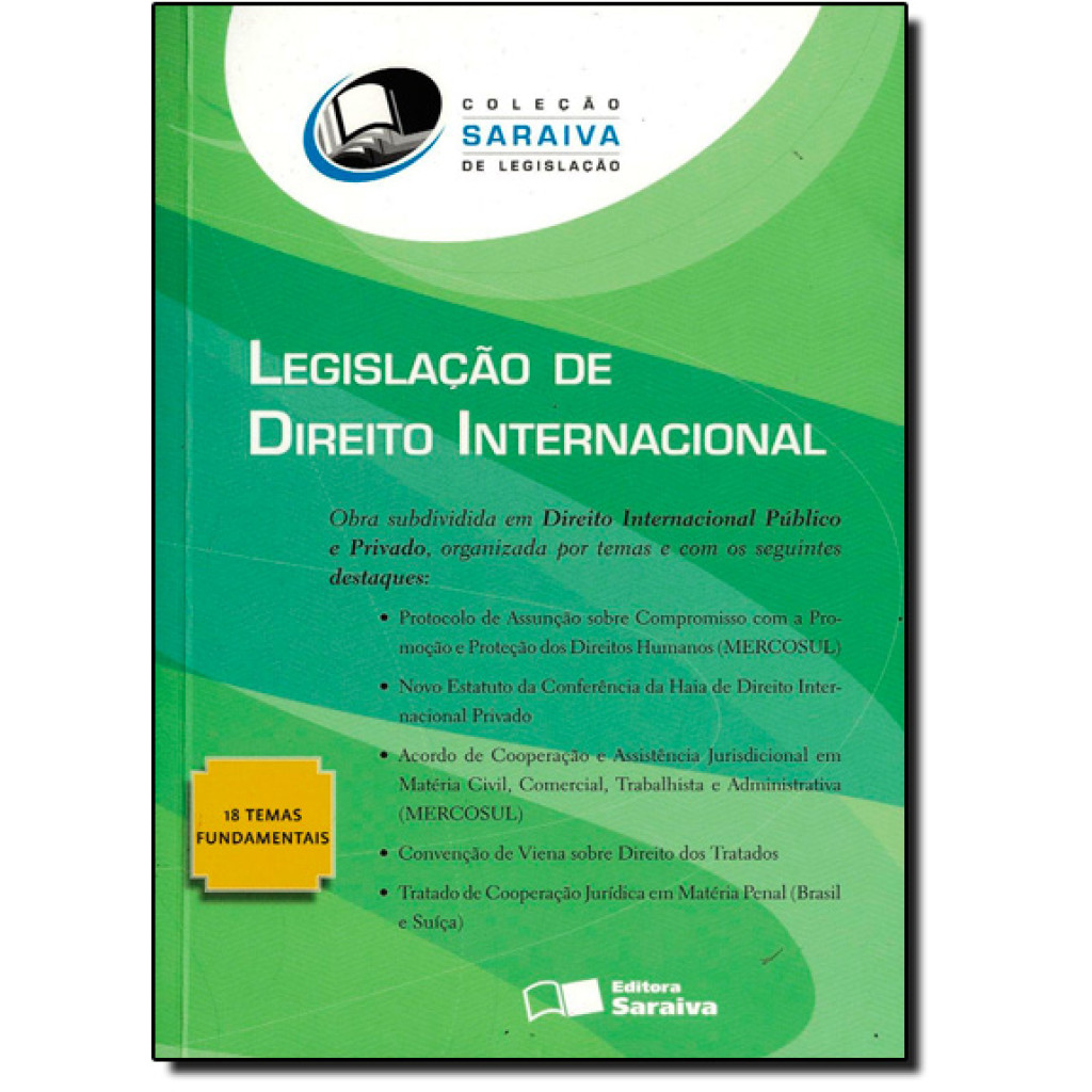 Legislação de Direito Internacional Coleção Saraiva de Legislação
