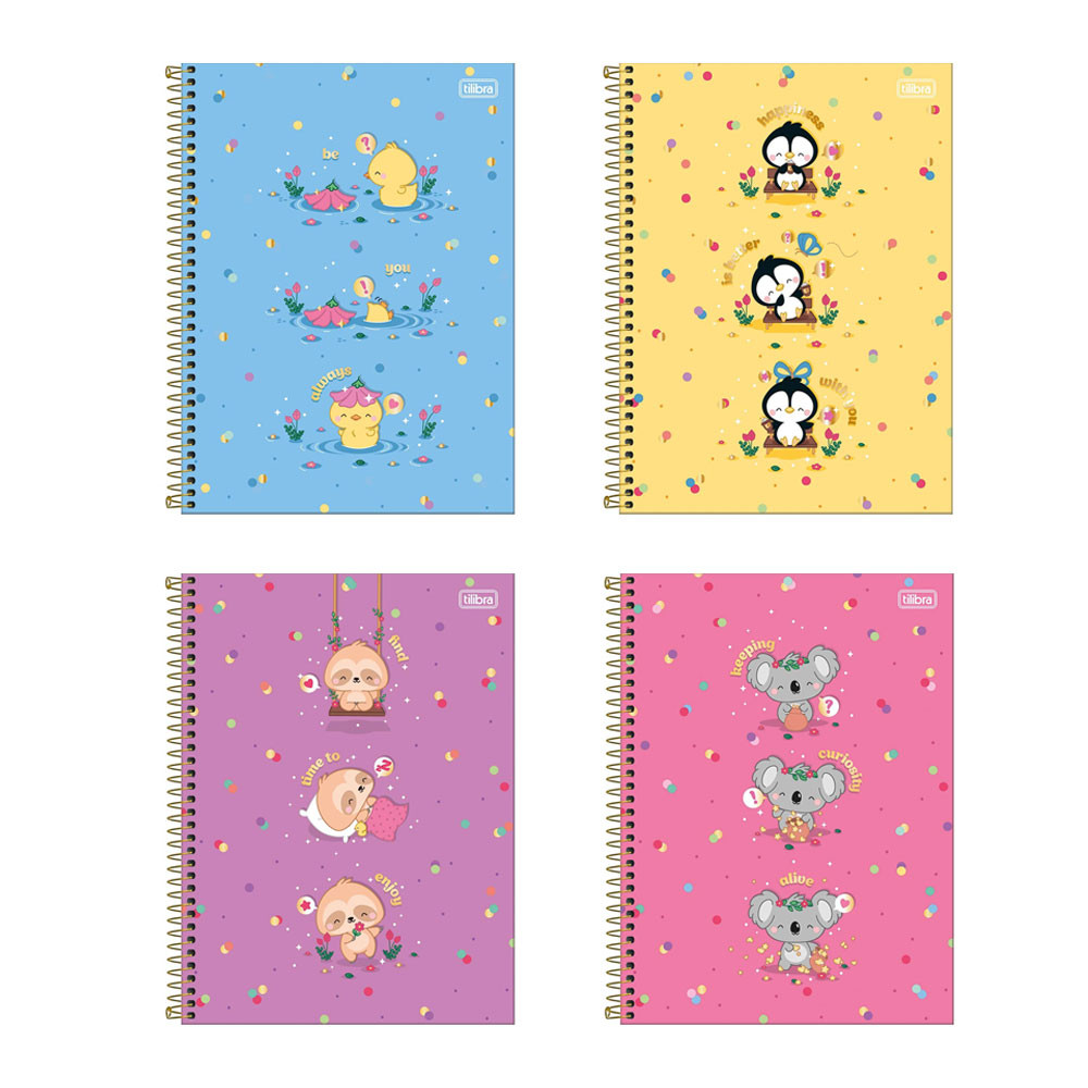 Caderno espiral capa dura universitário 10x1 160 folhas Mellow Tilibra