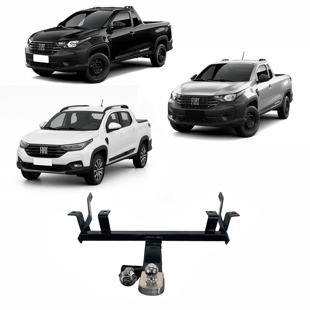 Engate Fiat Strada 2021 a 2025 Brucke Reboque 700Kg INMETRO em Oferta na Shopee