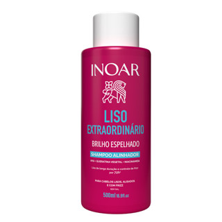 Inoar Liso Extraordinário Shampoo 500ml em Oferta na Shopee