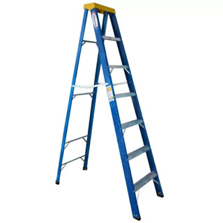 Escada de Fibra Alumínio Tesoura Simples Premium 2,10m 7 Degraus 120kg W.Bertolo em Oferta na Shopee