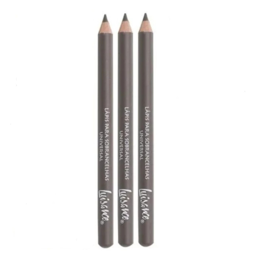 Kit 3 Luisance Lapis Para Sobrancelha Universal Maquiagem L867