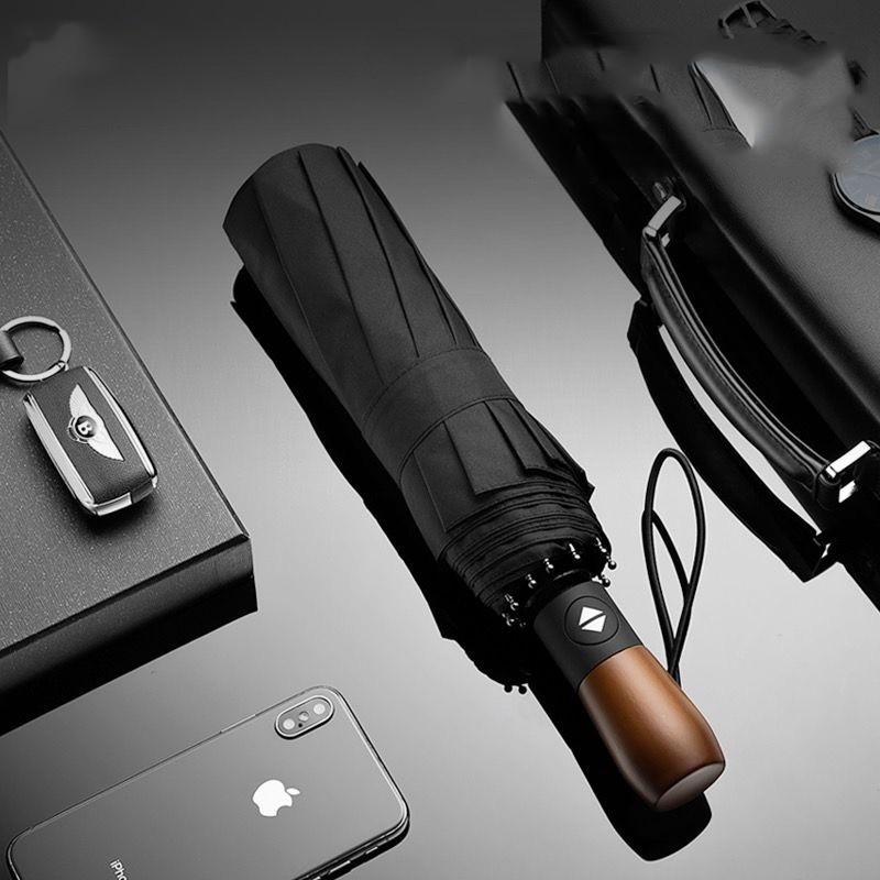 Guarda-Chuva Automático Sofisticado com Proteção Solar UV Reforçado