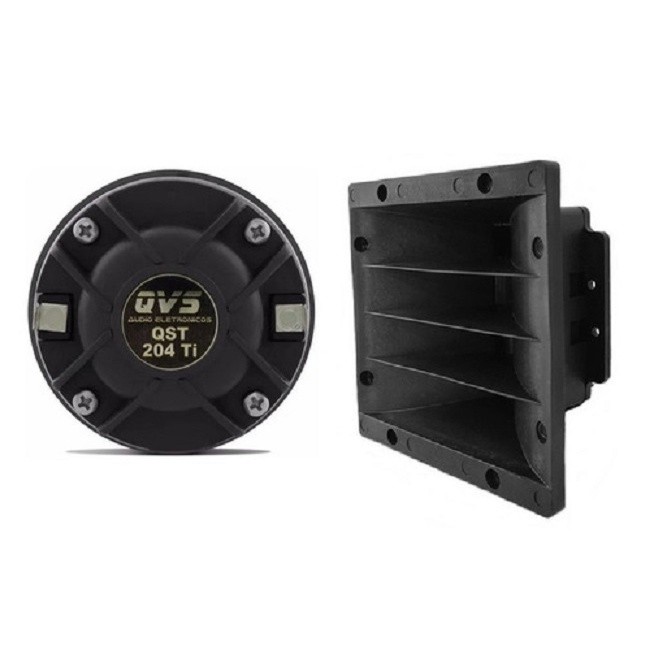 Kit Driver Qvs 204 Ti 60 Rms + Guia De Onda Som Profissional